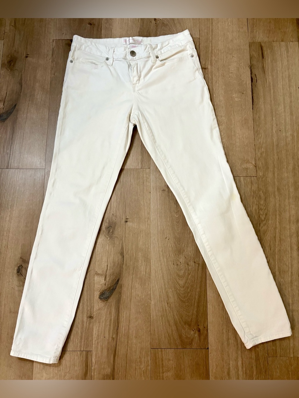 Juniors No Boundaries Lightweight Cotton White Jeans - Size 11